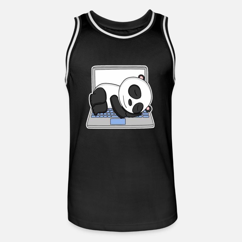 Computer Nerd Programmierer Herren Geschenk - Männer Basketball-Trikot - Schwarz/Weiß