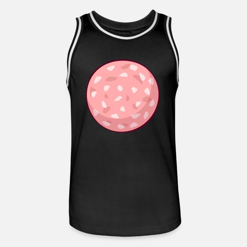 Fleischwurst Kostüm Fleischer Fleisch Wurst - Männer Basketball-Trikot - Schwarz/Weiß