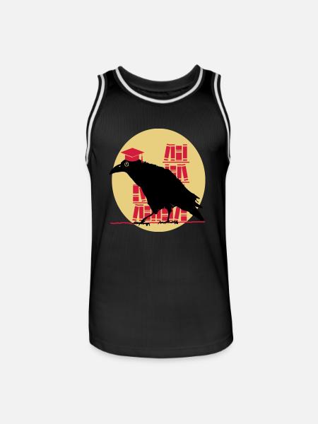 Dr. Crow - Männer Basketball-Trikot - Schwarz/Weiß