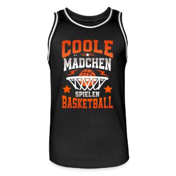 Basketball Basketballerin Frauen Basketball - Männer Basketball-Trikot - Schwarz/Weiß - Vorne - AI Model Male 185 dark (185cm)