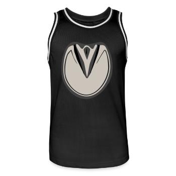 Huf Pferd für Hufpfleger - Männer Basketball-Trikot - Schwarz/Weiß - Vorne - AI Model Male 185 dark (185cm)