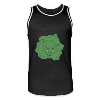 Salade Légumes Costume Carnaval Carnaval Partenaire Chemise - Maillot de basket Homme - noir/blanc - Devant - AI Model Male 185 dark (185cm)