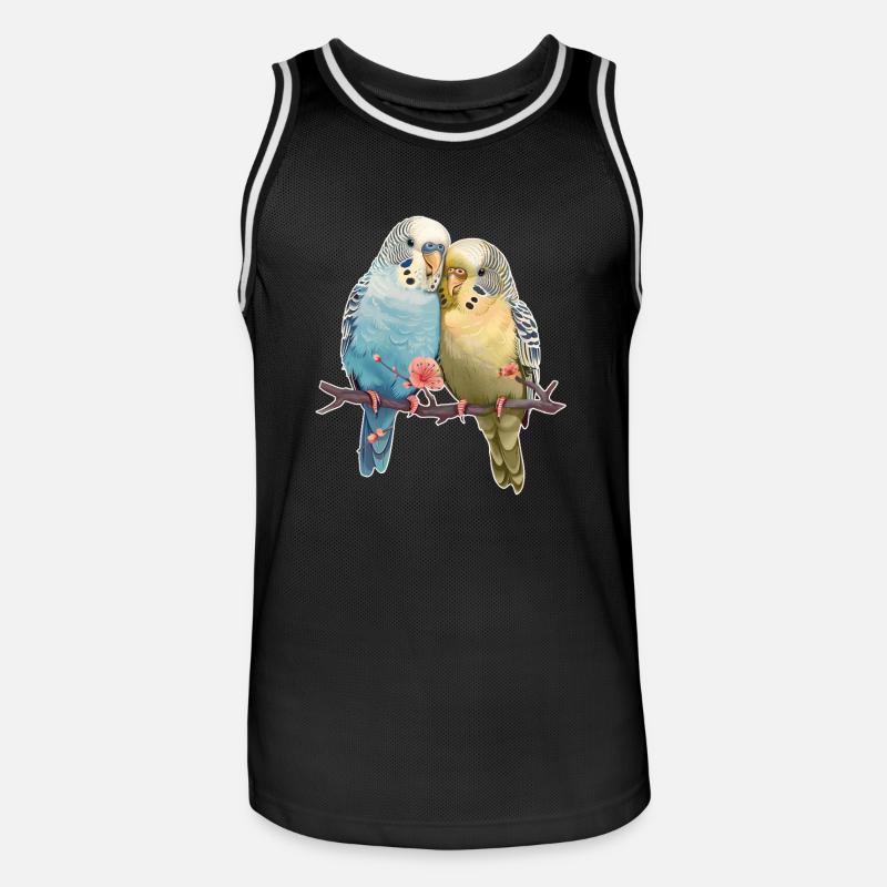 Budgies - Maillot de basket Homme - noir/blanc