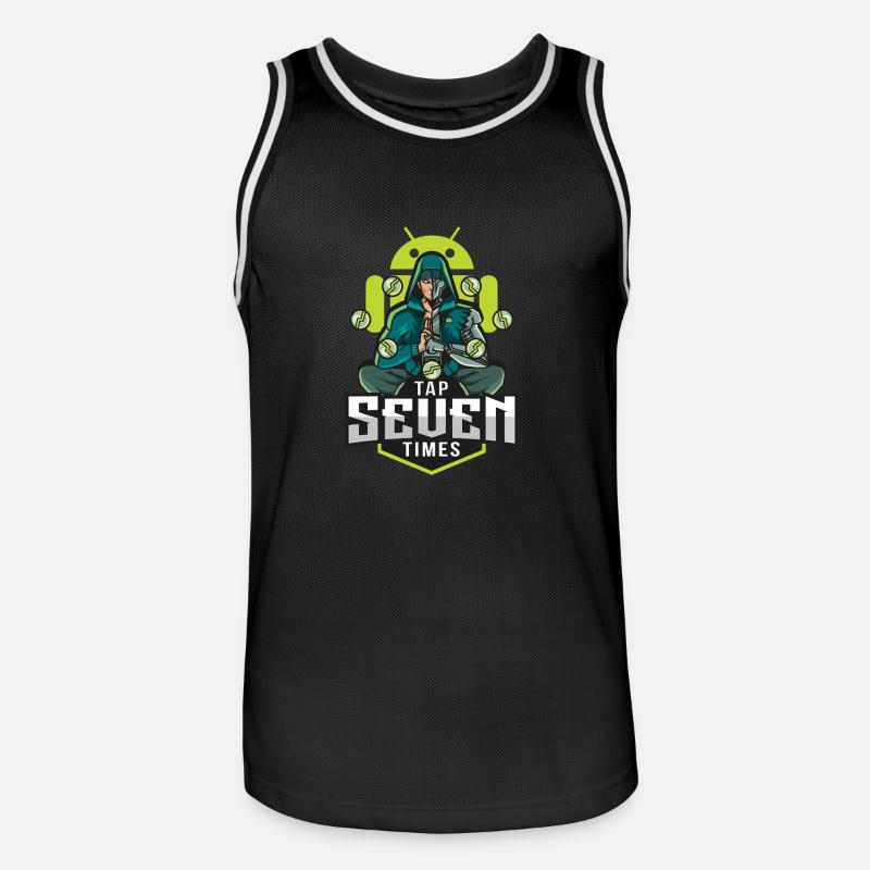 Android developer mode - Men's Basketball Jersey - black/white