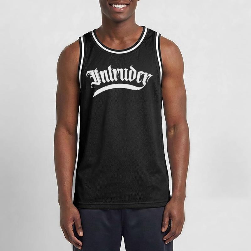 indringer hacker indringer clan sticker computer Mannen basketbal shirt