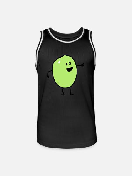 quince - Männer Basketball-Trikot - Schwarz/Weiß