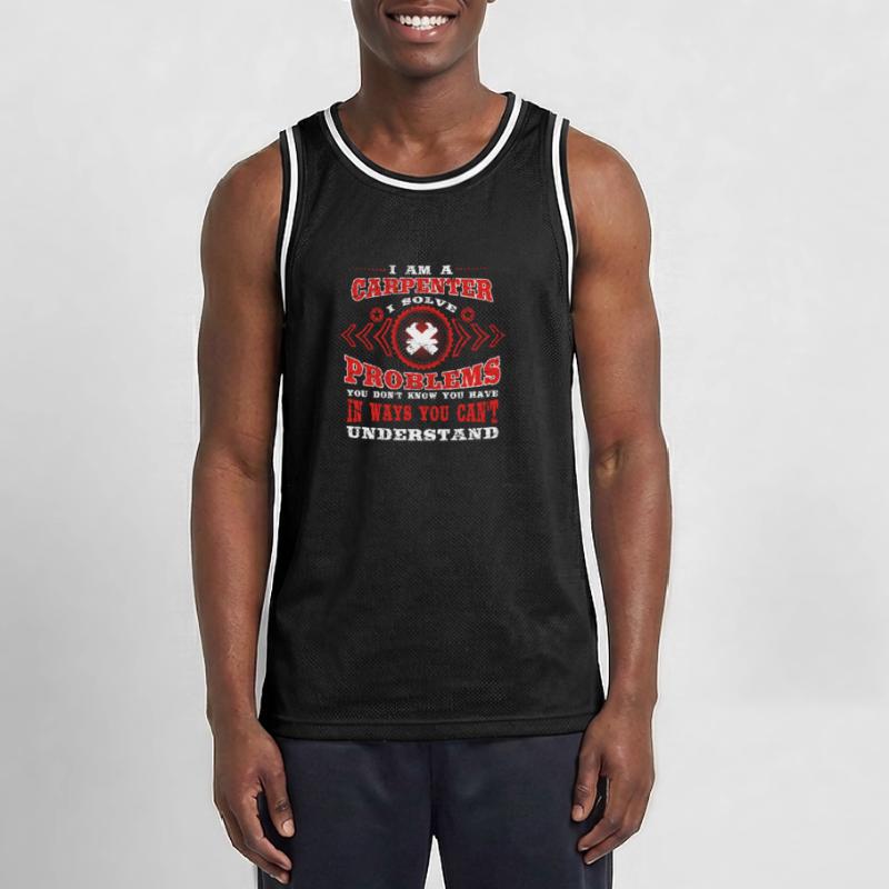 gift solve problems know CARPENTER Männer Basketball-Trikot