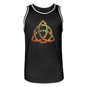 Celtic Symnol 2 e 110 - Maillot de basket Homme - noir/blanc - Devant - AI Model Male 185 dark (185cm)
