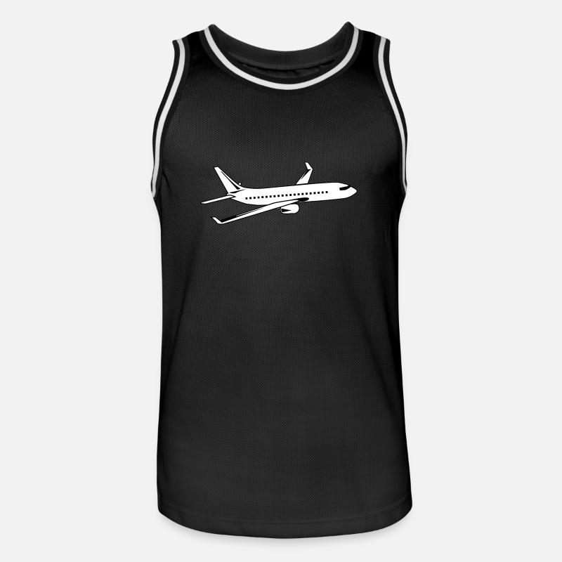 fly - Basketballdrakt for menn - svart/hvit