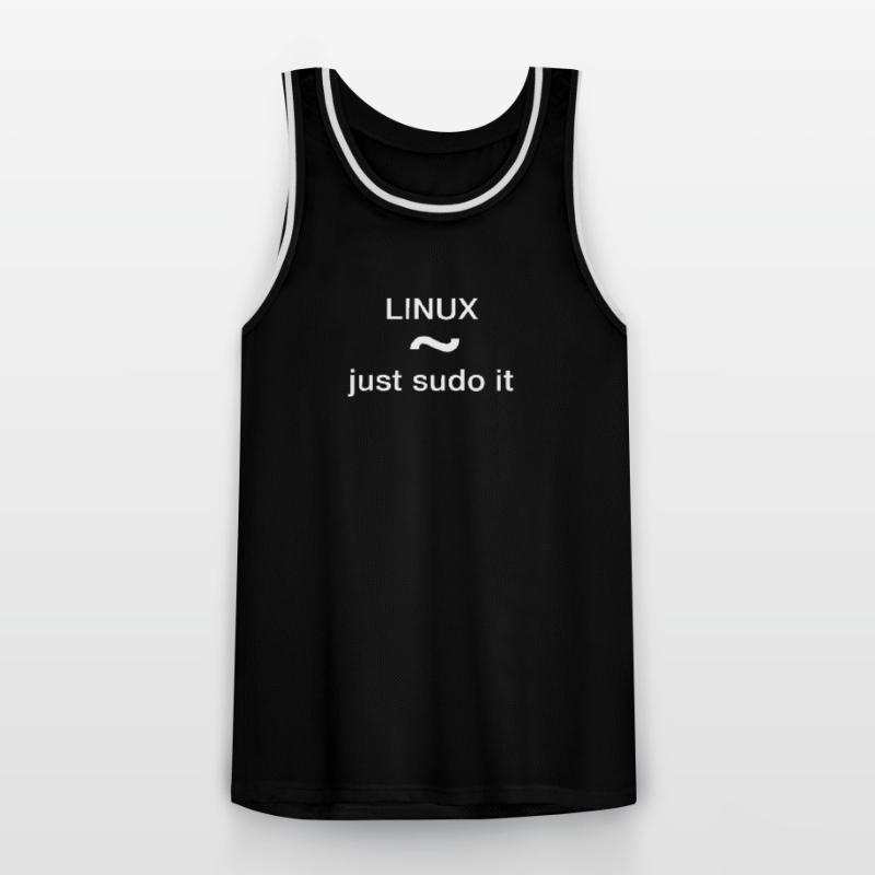 Just sudo it pc programmer nerd code delete un Maillot de basket Homme