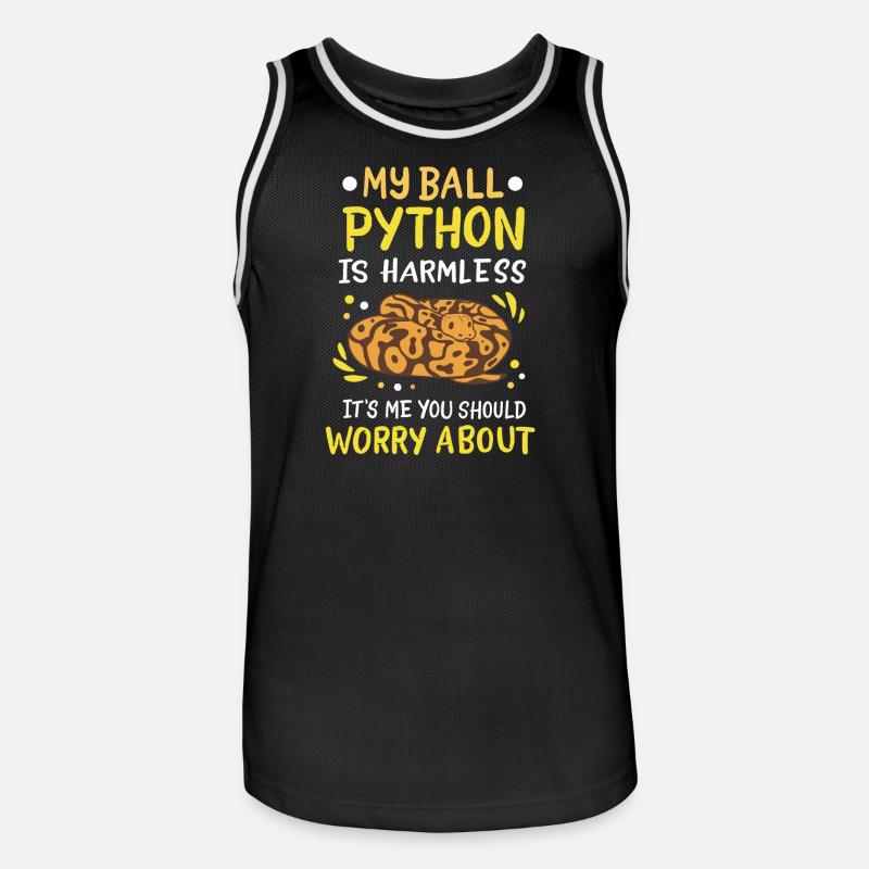 Boule Python - Maillot de basket Homme - noir/blanc