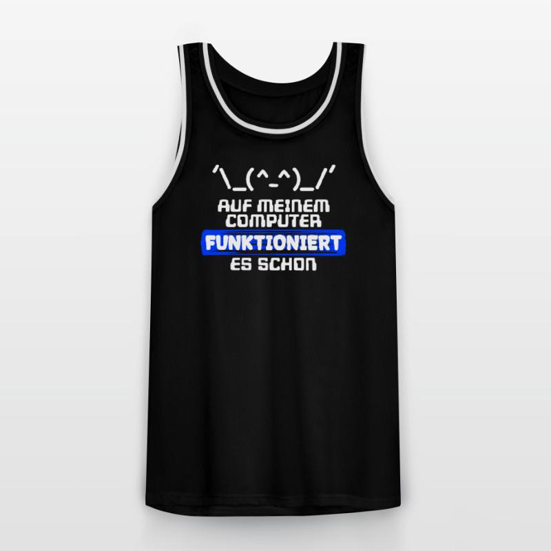 Computer Developer Software Developer Statement Men's Basketball Jersey