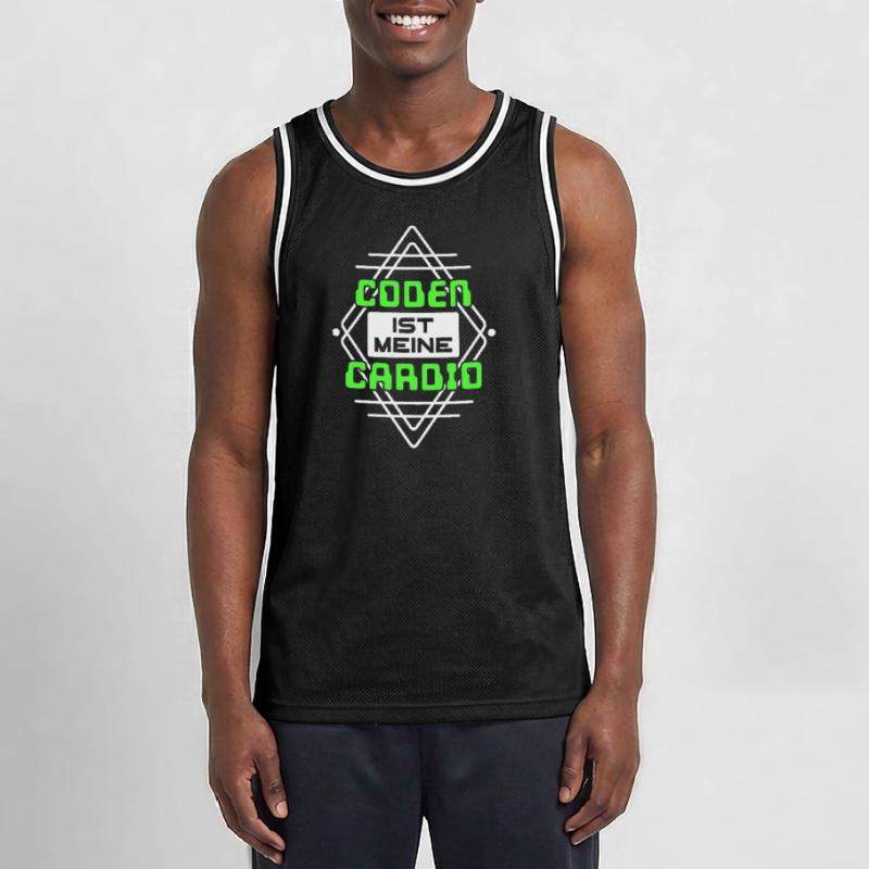 Coden Statement Developer Computerfreak Skripting Männer Basketball-Trikot