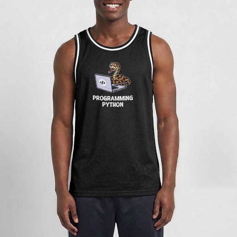 Scripting Programmer Computer Debug Developer Men's Basketball Jersey