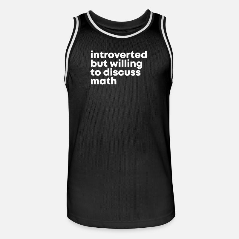 Math Math Math - Men's Basketball Jersey - black/white