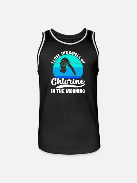 Diving diving board - Men's Basketball Jersey - black/white