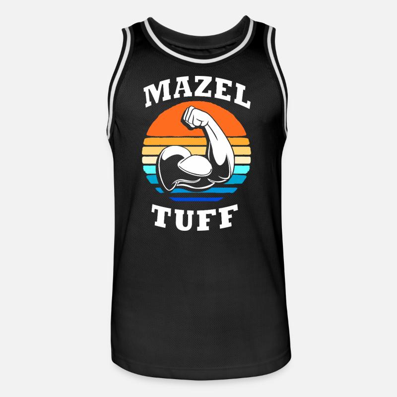 Hanoukka Hanoukka Hanoukka - Maillot de basket Homme - noir/blanc