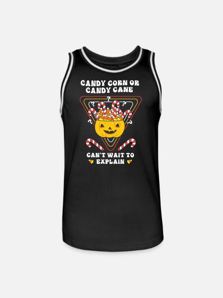 Gender Reveal Halloween - Men's Basketball Jersey - black/white