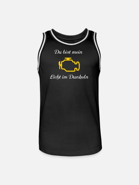 Car Saying Funny Engine Lamp Automotive - Men's Basketball Jersey - black/white