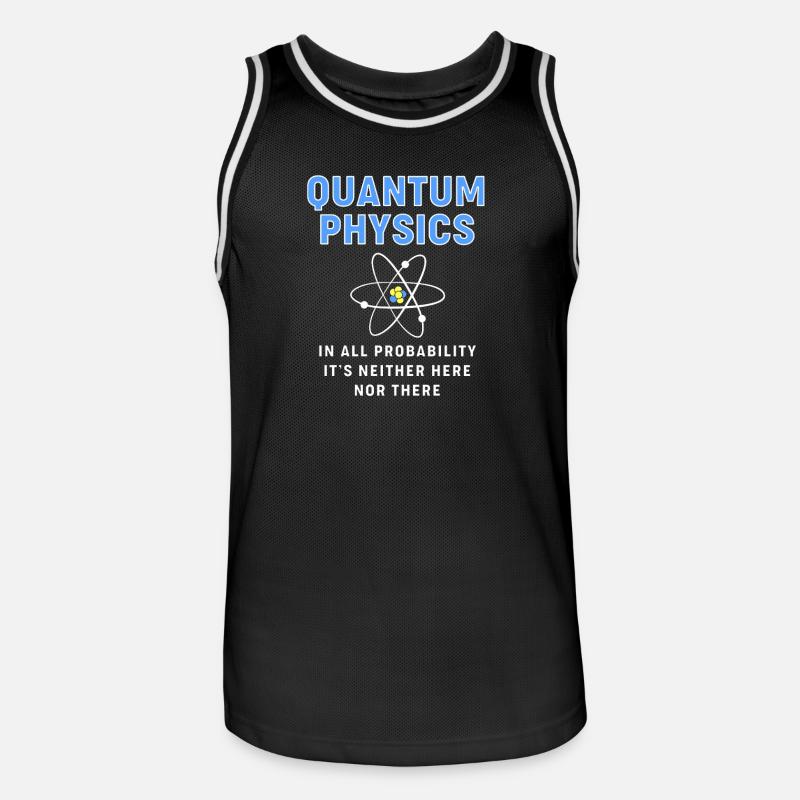 Quantum Physics Quantum Physics - Men's Basketball Jersey - black/white