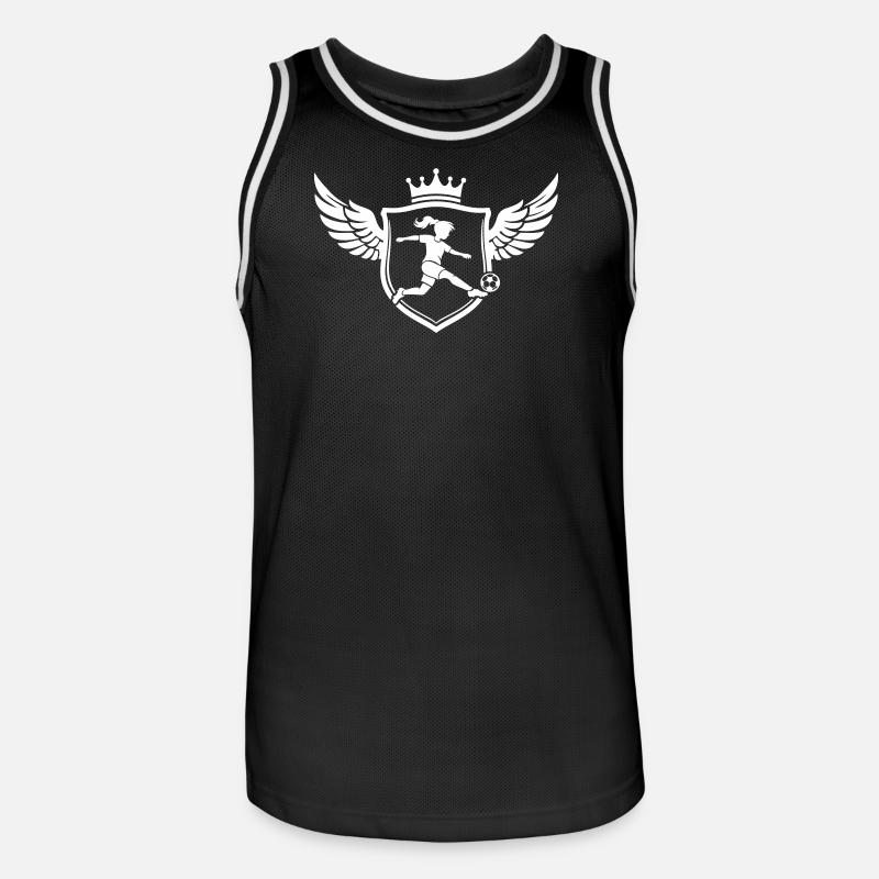 Stemma calcistico Ragazze - Maglia da basket per uomo - nero/bianco
