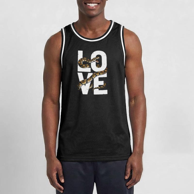 Les serpents rois Python ADORENT les pythons de terrarium Maillot de basket Homme
