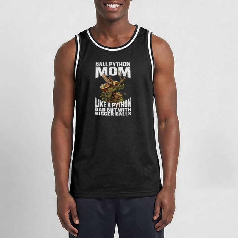 Maman Python roi Maman Serpents Terrarium Python Maillot de basket Homme