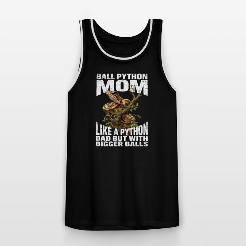 Maman Python roi Maman Serpents Terrarium Python Maillot de basket Homme