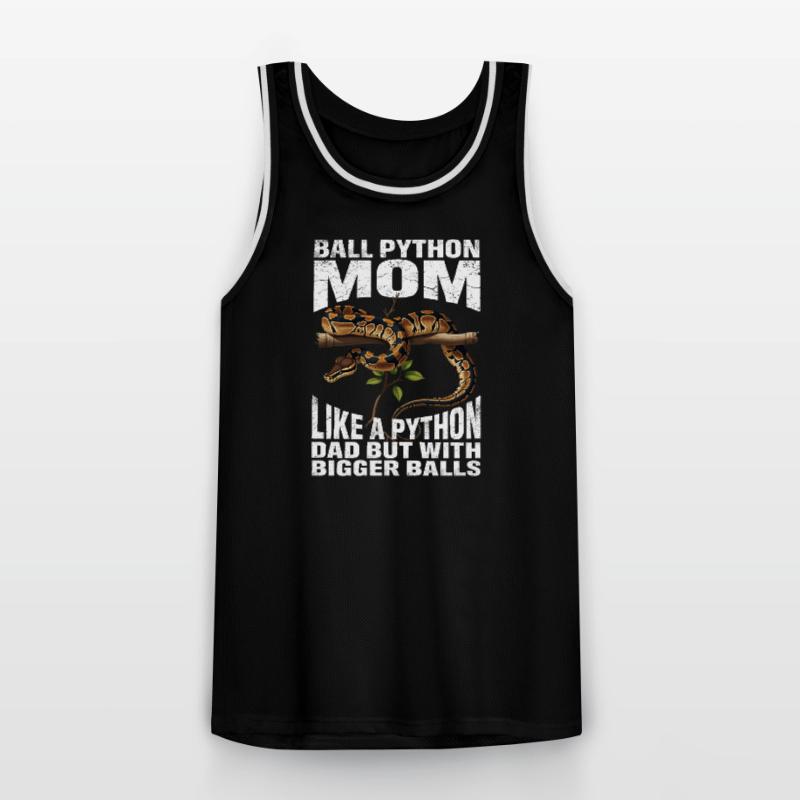 Maman Python roi Maman Serpents Terrarium Python Maillot de basket Homme