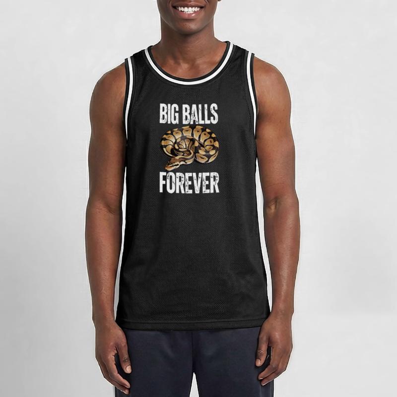 King Python Snakes Lover Terrarium Python Men's Basketball Jersey