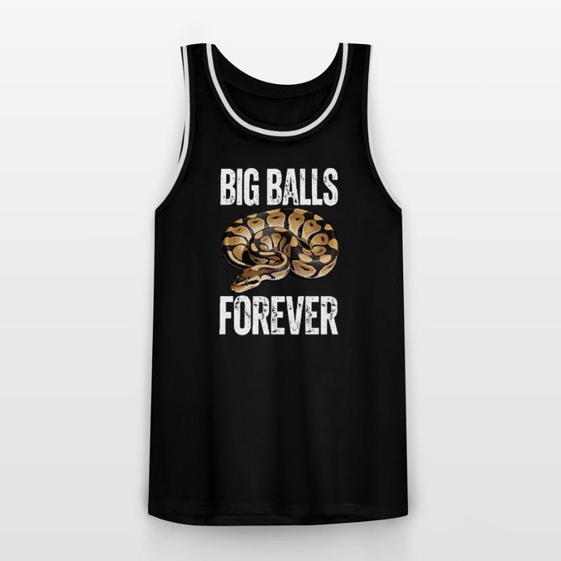 King Python Snakes Lover Terrarium Python Men's Basketball Jersey