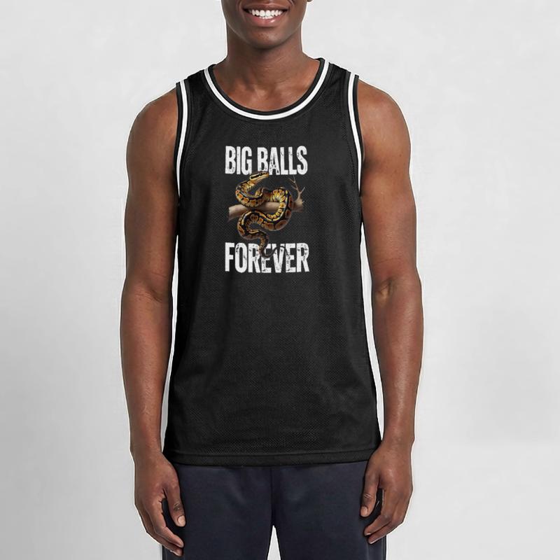 King Python Snakes Lover Terrarium Python Men's Basketball Jersey
