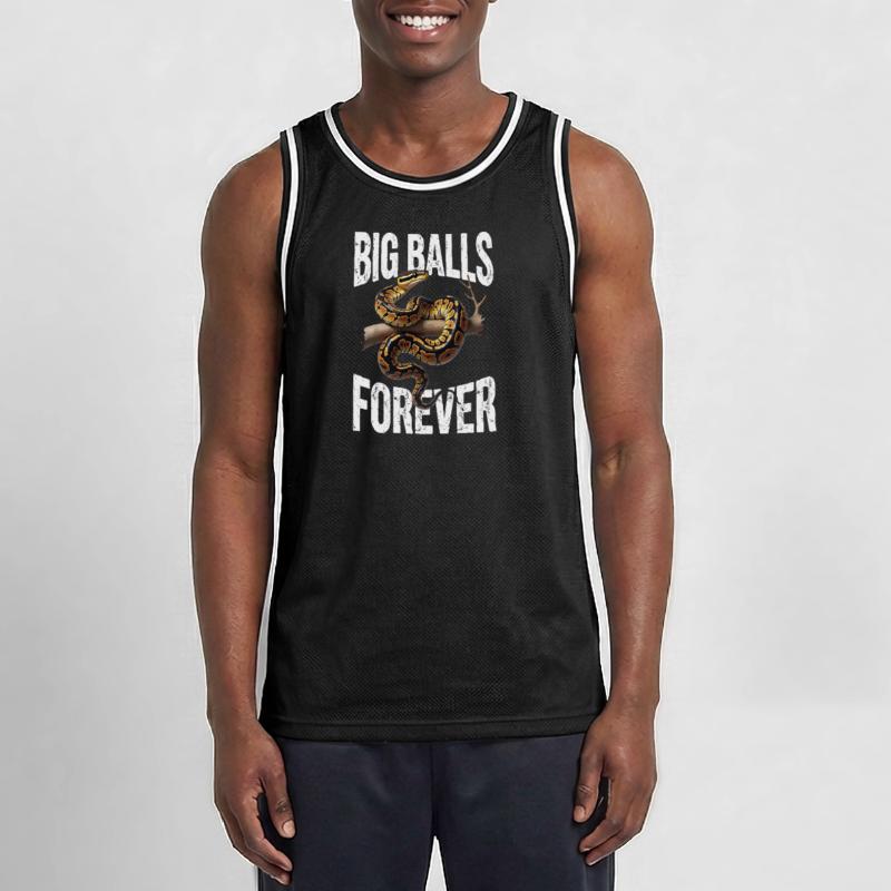 King Python Snakes Lover Terrarium Python Men's Basketball Jersey