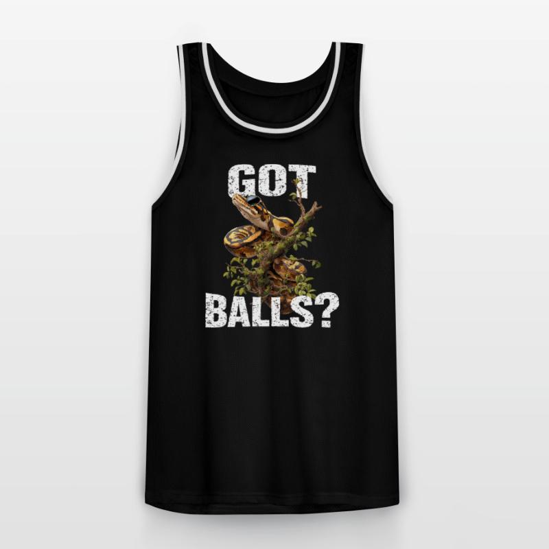 Python roi Serpents Amateurs de terrarium Python Maillot de basket Homme