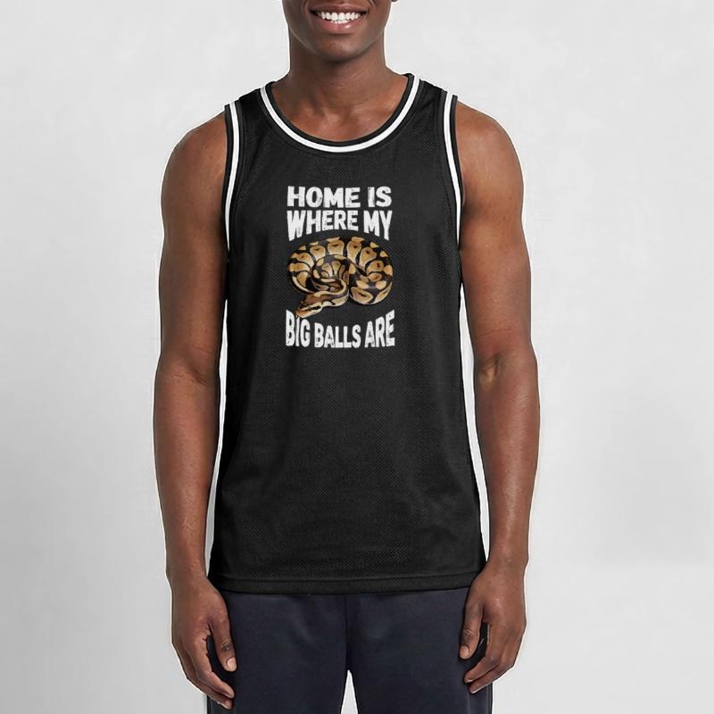 Python roi Serpents Amateurs de terrarium Python Maillot de basket Homme