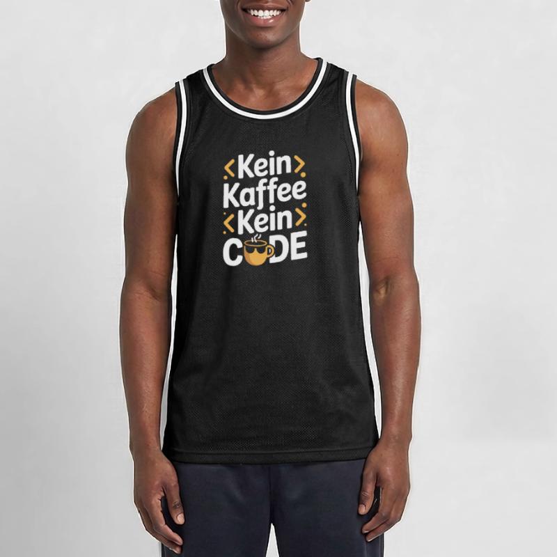 No Coffee No Code Programmer Computer Scientist Men's Basketball Jersey