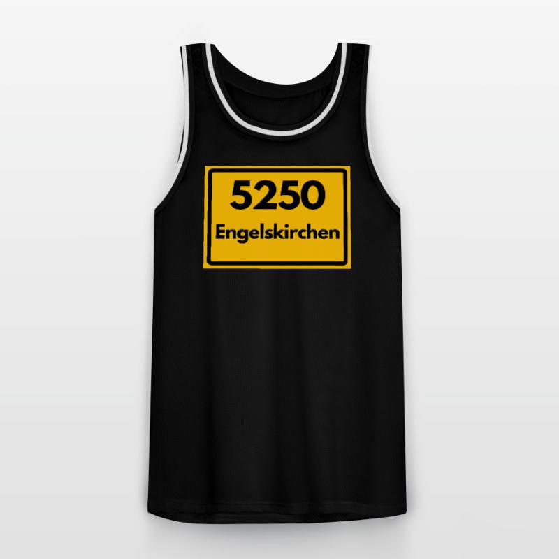 OLD POSTCODE POSTCODE RETRO 5250 ENGELSKIRCHEN Men's Basketball Jersey