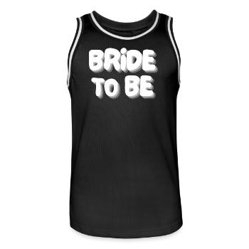 Future mariée - Maillot de basket Homme - noir/blanc - Devant - AI Model Male 185 dark (185cm)