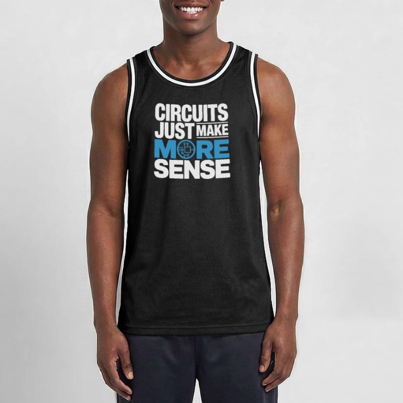 Circuits make technology more meaningful Men's Basketball Jersey