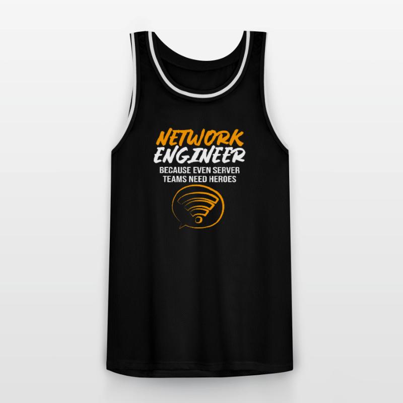 Network Computer Scientist Programmer Admin Men's Basketball Jersey