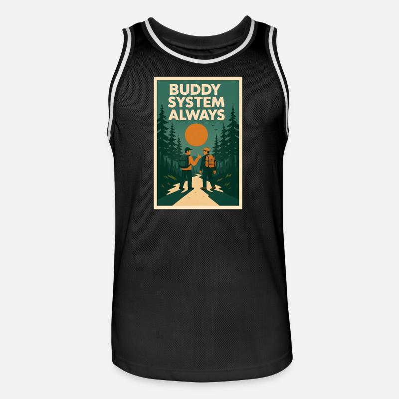 Système Always Buddy | Scouts - Maillot de basket Homme - noir/blanc