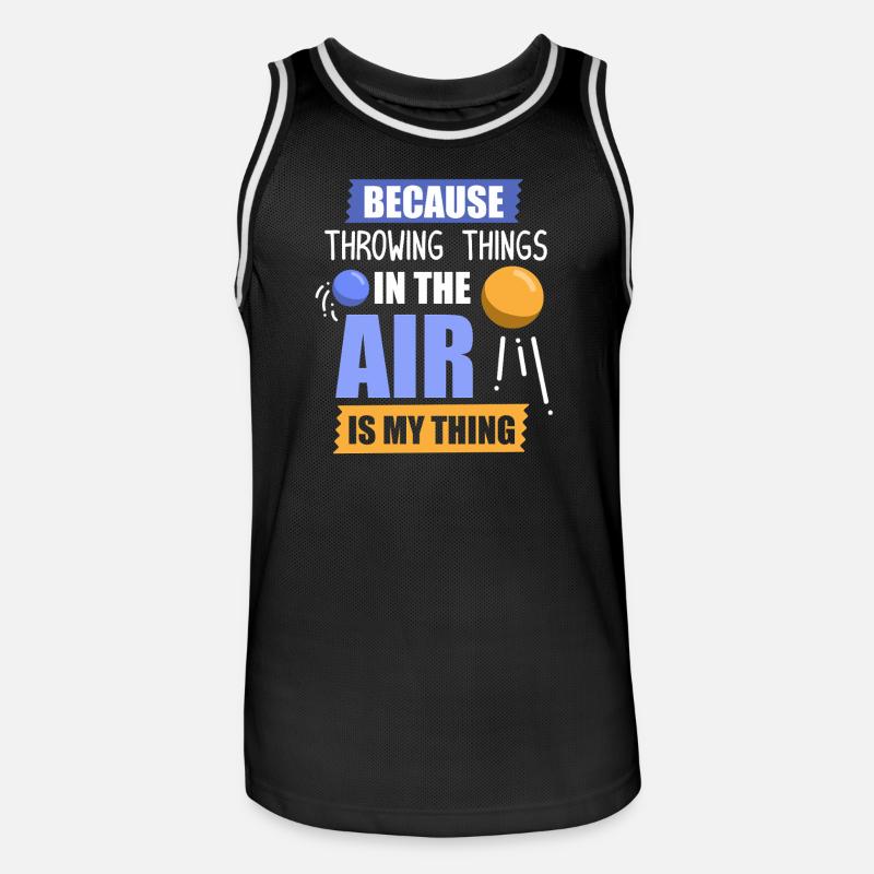 Diskuswurf Diskuswerfen Diskus diskuswerfer - Männer Basketball-Trikot - Schwarz/Weiß