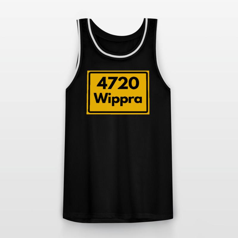OLD POSTCODE POSTCODE 4720 WIPPRA HEIMATSTOLZ Men's Basketball Jersey