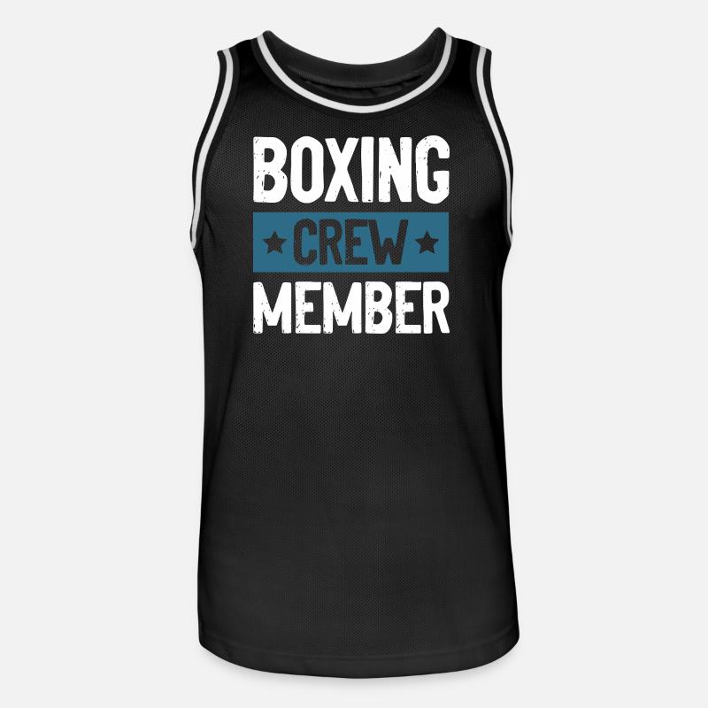 Équipe de boxe - Maillot de basket Homme - noir/blanc