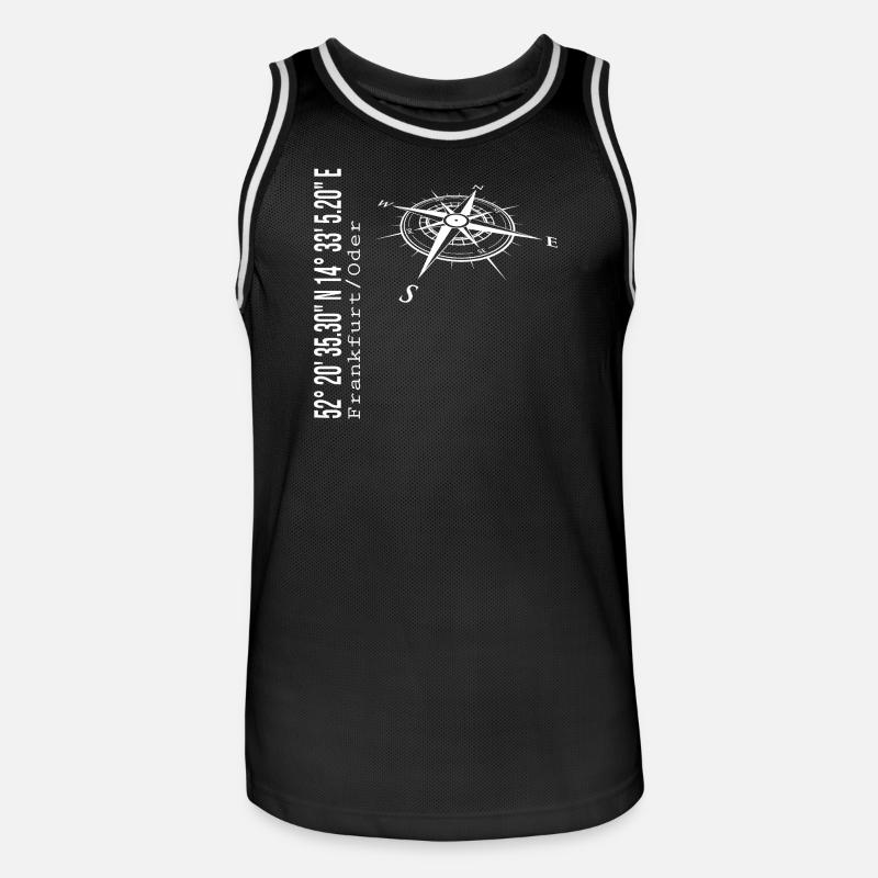 Frankfurt / Oder - Men's Basketball Jersey - black/white