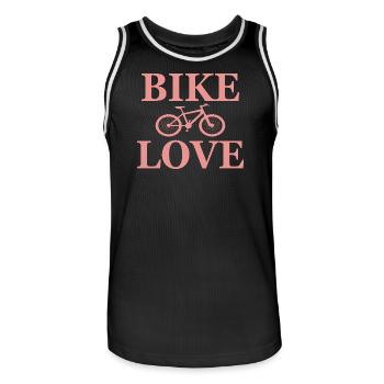Vélo Vélo : Adore dire - Maillot de basket Homme - noir/blanc - Devant - AI Model Male 185 dark (185cm)
