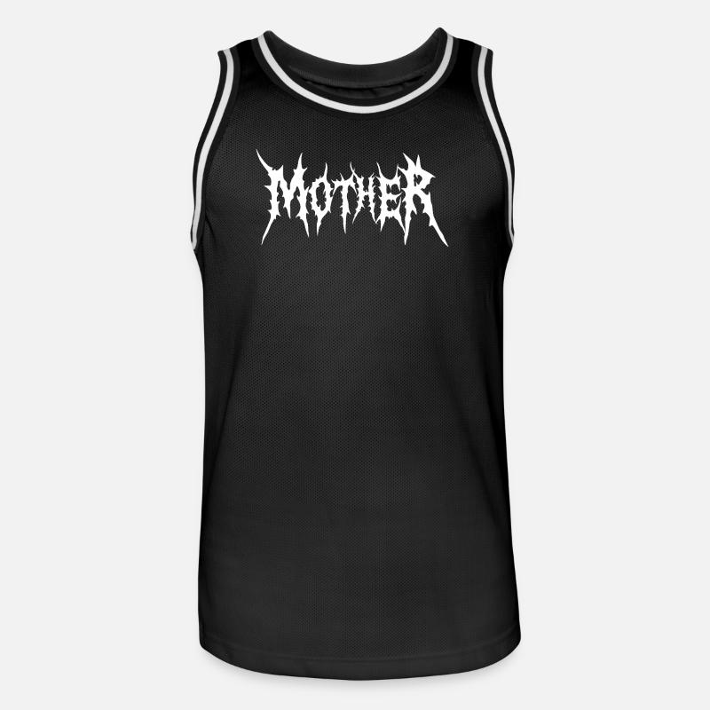 Mère - Maillot de basket Homme - noir/blanc