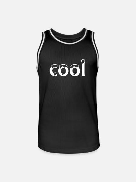 cool - Men's Basketball Jersey - black/white