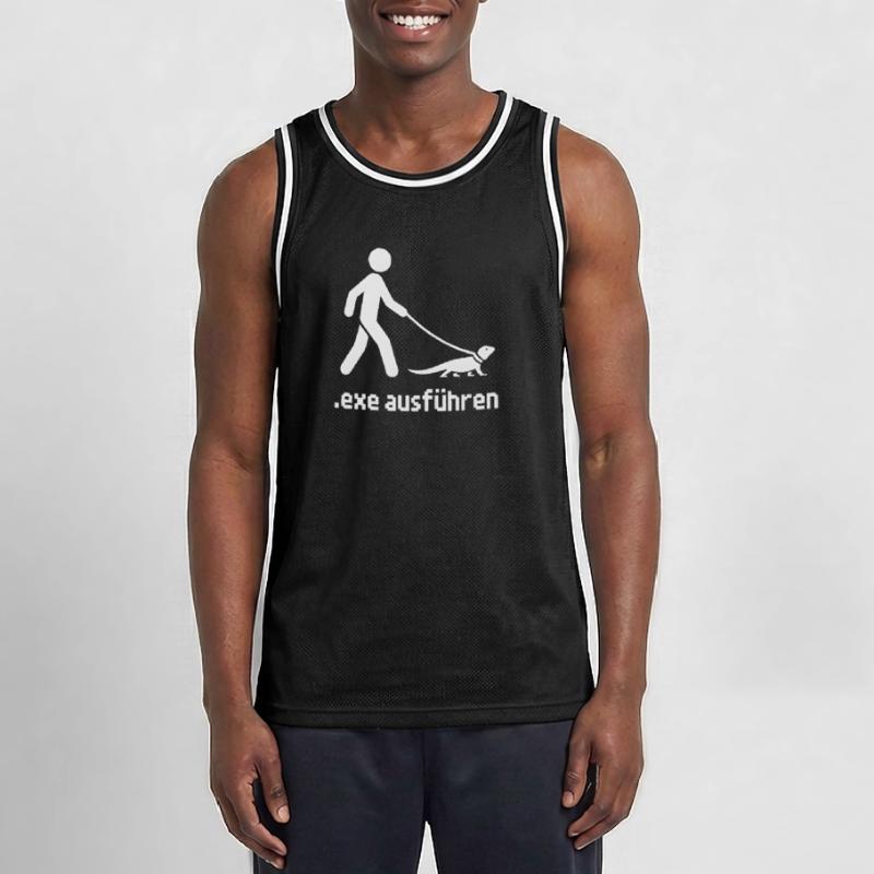 Programmer Computer Scientist EXE Execute Men's Basketball Jersey