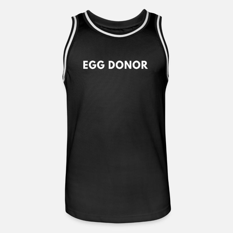 Stolzer Eispender - Männer Basketball-Trikot - Schwarz/Weiß